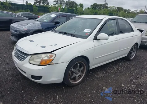 2009 Kia Spectra Ex z USA, uszkodzony, nr VIN KNAFE221895660622